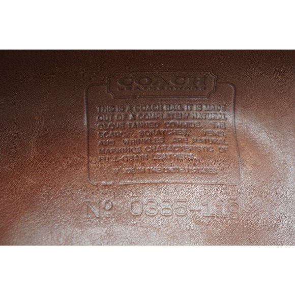 Vintage 90's Coach Monterey Hobo Lightweight United States British Tan Handbag - Picture 11 of 13